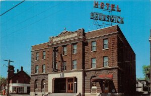 Richmond Quebec Canada 1960s Postcard Hotel Brunswick