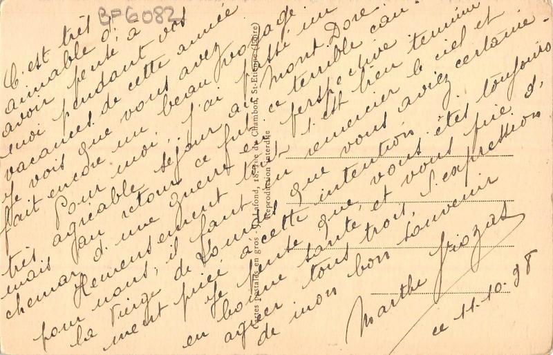 BF6082 st etienne loire place jean la prefecture france     France