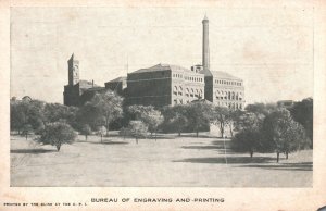 Vintage Postcard Bureau Of Engraving & Printing Historic Building Washington DC