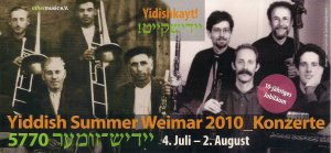 JUDAICA,Yiddish - Jewish Music Festival, Weimar, Germany 2010, Klezmer