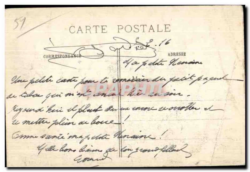 Old Postcard The Great War In Berzieux Champagne (Marne)