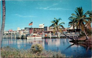 Florida Miami Beach Motel Row As Seen Across Indian Creek