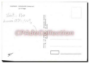 Postcard Old Village Conques