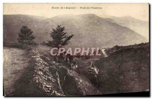 Old Postcard From Route I & # 39Aigoual Bridge From I & # 39Esperou