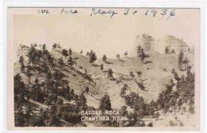 Saddle Rock Crawford Nebraska RPPC Real Photo postcard