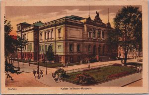 Germany Krefeld Kaiser Wilhelm Museum Vintage Postcard C154