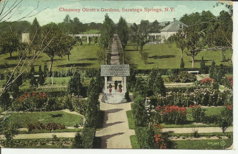 Saratoga Springs, N.Y., Chauncey Olcott's Gardens