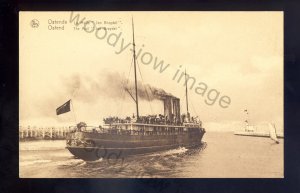 f2361 - The Mail Ferry - Jan Breydel at Ostend - postcard