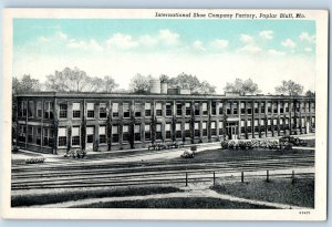 Poplar Bluff Missouri MO Postcard International Shoe Company Factory Building