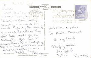 B101601 leicester the clock tower  uk 14x9cm