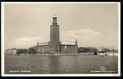 sweden, STOCKHOLM, Stadshuset, Town Hall (1951) ppc