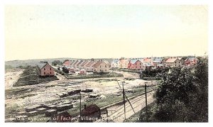 Connecticut   Plainfield  Bird's Eye view of Factory Village