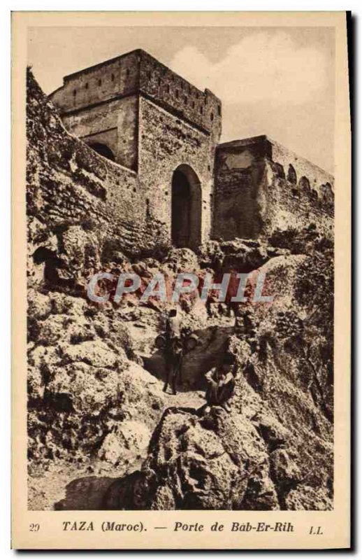 Postcard Taza Old Gate Bab Er Rih