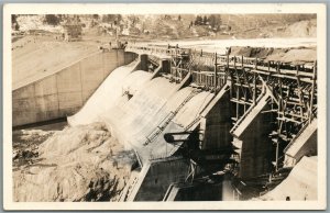 WATREBURY DAM VT VINTAGE REAL PHOTO POSTCARD RPPC