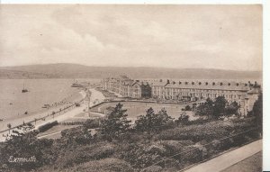 Devon Postcard - Exmouth - Showing Beach and Houses - Ref MB1839