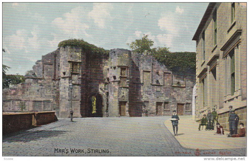 STIRLING, Stirlingshire, Scotland, 1900-1910's; Mar's Work