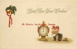 New Year, Winsch No 31-1, Jason Freixas, Baby Girl Staring at Clock