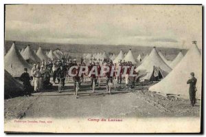 Old Postcard Army Larzac Velo Cycle Camp