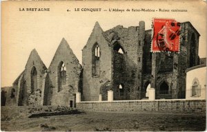 CPA Le Conquet - L'Abbaye de Saint-Mathieu - Ruines Extereures (1033409)