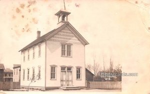 School - Oostburg, Wisconsin WI Postcard