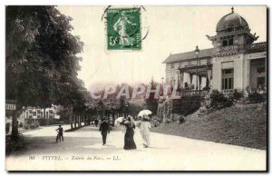 Vittel Old Postcard Entrance to the park