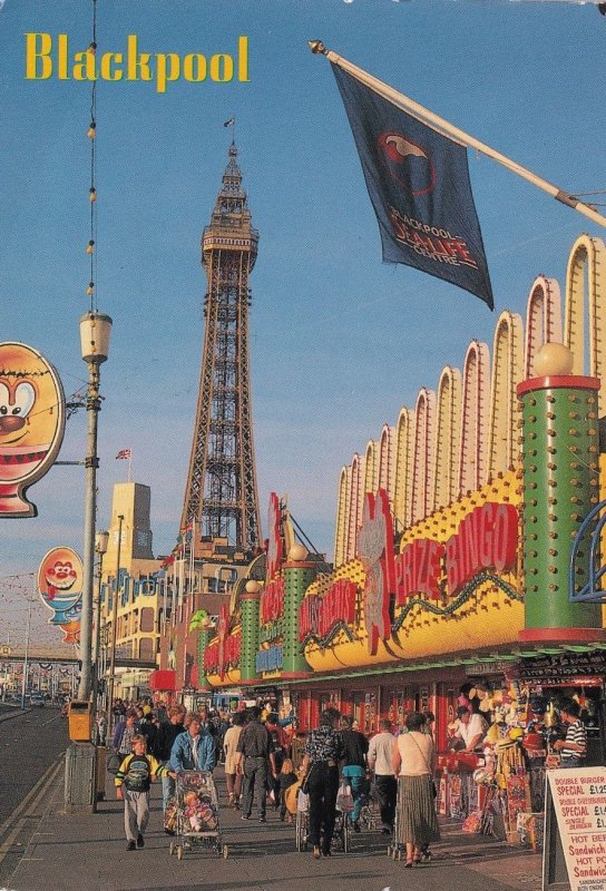 Blackpool Bingo Amusements Postcard