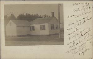 Warner NH Home c1905 Real Photo Postcard