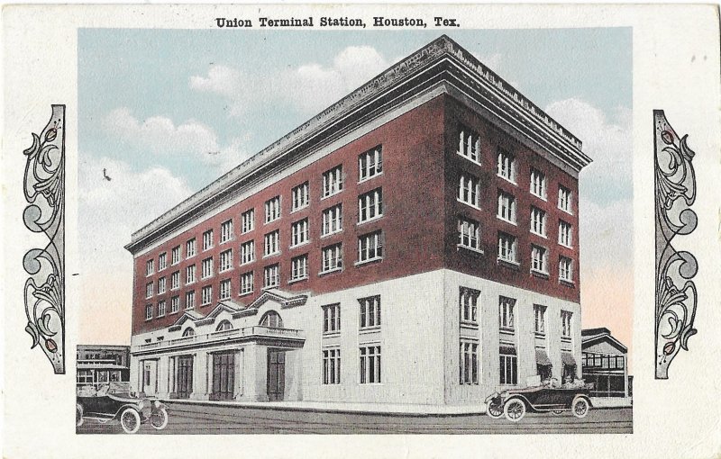 Houston Texas Union Terminal Railroad Station