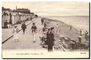 Old Postcard Luc Sur Mer La Digue