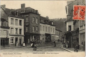 CPA PONT-AUDEMER Place Saint-Aignan (1160529)