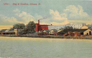 J24/ Ottawa Illinois Postcard c1910 King & Hamilton Factory  193