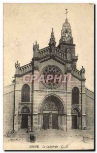 Old Postcard Digne La Cathedrale