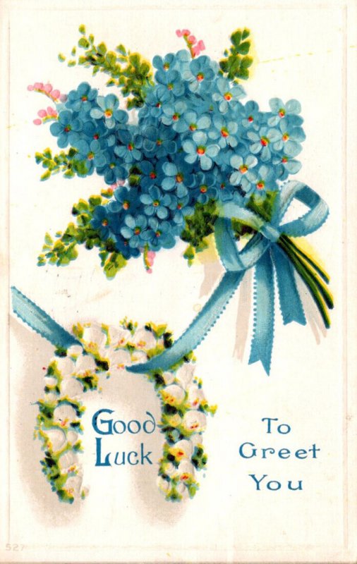 Good Luck To Greet You With Flowers 1911