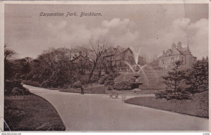 RP; BLACKBURN, Lancanshire, England, PU-1912; Corporation Park