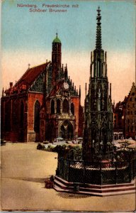 Nurnberg Germany Frauenkirche Vintage Postcard