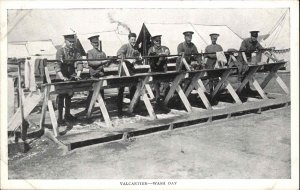 WWI Valcartier Military Base Quebec PQ Wash Day Soldiers do Laundry