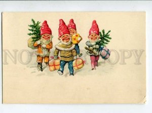 3058020 X-mas GNOMES UnSign FEIERTAG vintage Colorful