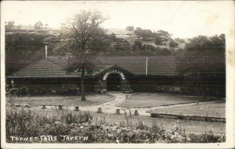 Turners Falls Tavern Oklahoma OK Real Photo Postcard