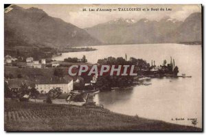 Lake Annecy - Talloires and the tip of the lake - Old Postcard