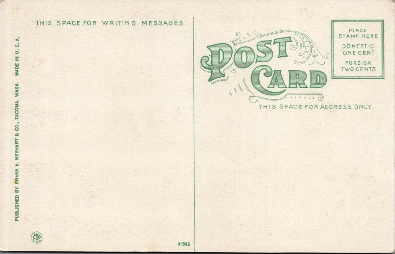 c1920s State Armory Court House Tacoma Washington postcard C554 