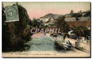 Old Postcard La Bourboule Les Bords De Dordogne