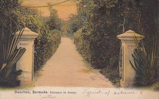 Bermuda Hamilton Entrance To Soney