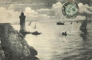 france, MARSEILLE, Effet de Nuit, Lighthouse (1907)