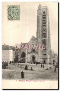 Chateau Thierry - Church St Crepin - Old Postcard