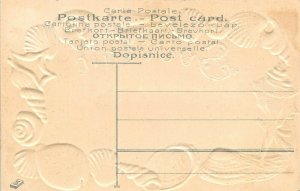 LP82 Richmond Virginia Postcard Sea Shell Border Seashells
