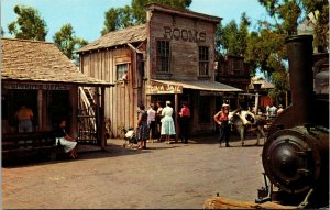 Vtg Ghost Town California CA Goldie's Place Knott's Berry Farm 1950s Postcard