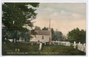 Old Blue Church Prescott Ontario Canada 1909 postcard