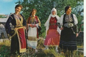 Greece Postcard - Ladies Greek Costumes - Ref TZ8982