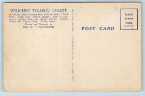 Postcard VA McKenney Wilmurt Tourist Motor Court Cabins c1950s Linen S18