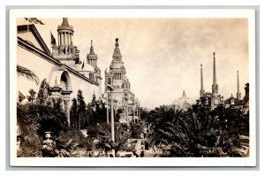 Vintage 1900's RPPC Postcard Panama Pacific Exposition Tower of Jewels